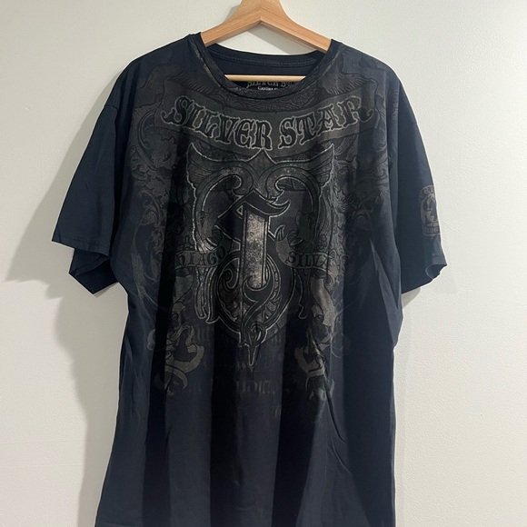 Y2K Silver Star Shirt - Picture 2 of 3